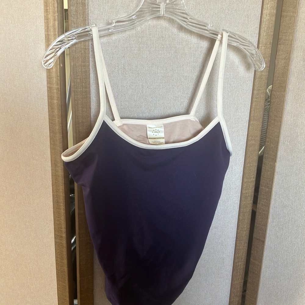 FINAL MARKDOWN Balance Collection by marika Blue and White Fitted top xl